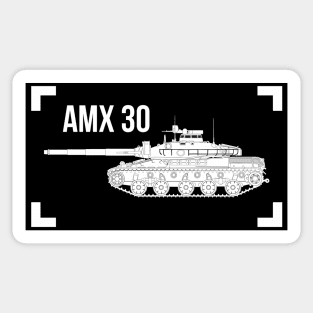 AMX 30 Main battle tank of the French Army Sticker